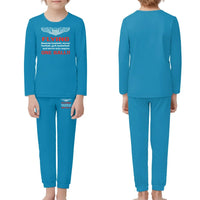 Thumbnail for Flying One Ball children pajamas - Light Blue