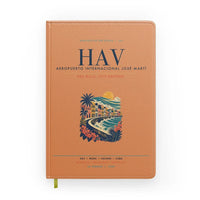 Thumbnail for Havana José Martí International Airport (HAV) design on orange notebook