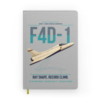 Thumbnail for F4D-1 Skyray design on light gray notebook