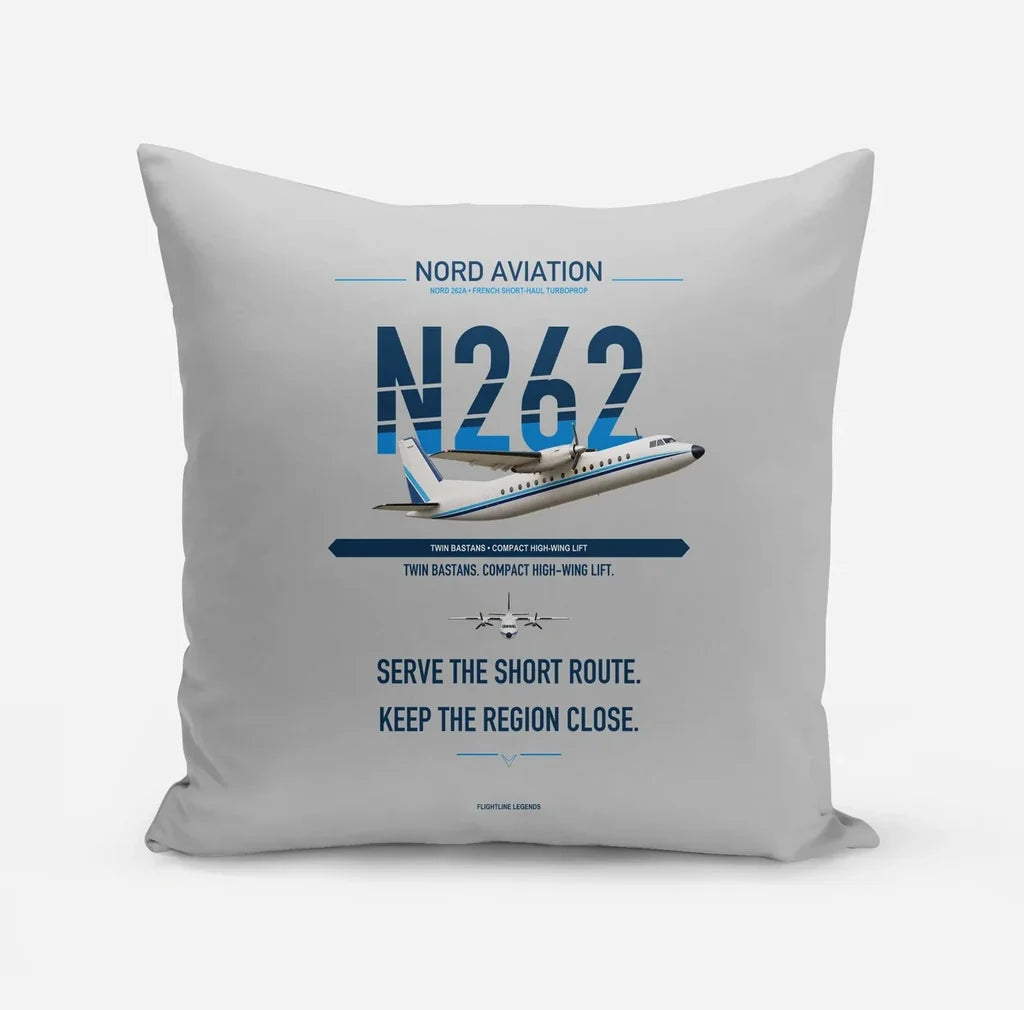 Nord 262A design on light gray pillow