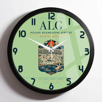 Thumbnail for Houari Boumediene Airport ALG Wall-Clock Framed - Light Green
