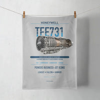 Thumbnail for TFE731 design on light gray towel