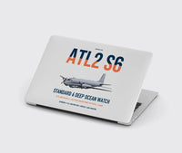 Thumbnail for Atlantique 2 Standard 6 design on light gray MacBook case