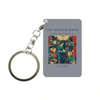 Thumbnail for VINTAGE G4216 - The Sleeper Berth - Designed Key Chain design on gray