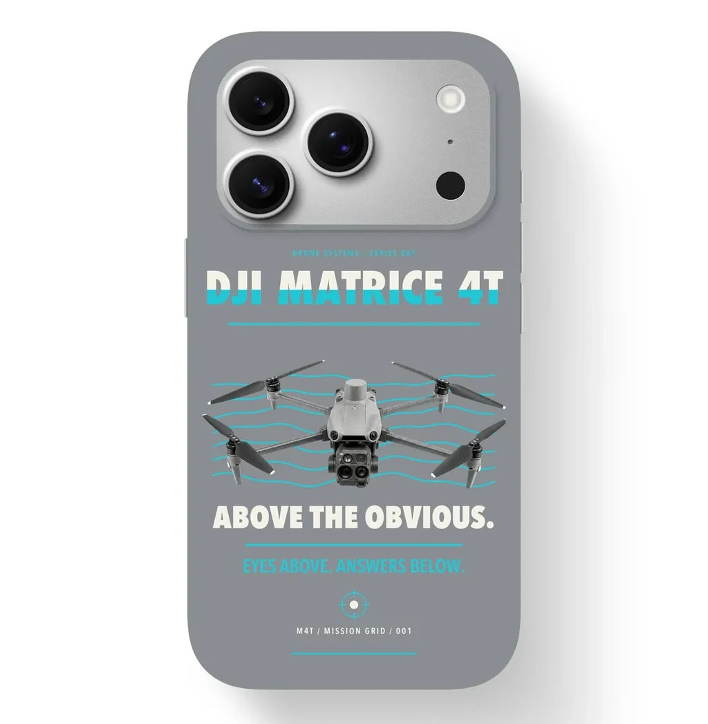 DJI Matrice 4T Case design on gray iphone case