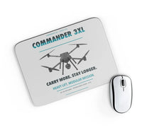 Thumbnail for Draganfly Commander 3XL design on light gray rectangle mouse pad