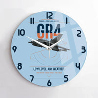 Thumbnail for Panavia Tornado GR4 design on light blue no frame wall clock