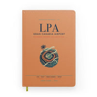 Thumbnail for Gran Canaria Airport (LPA) design on orange notebook