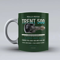 Thumbnail for 500 Mug design on dark green trent