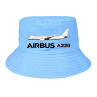Thumbnail for The Airbus A220 summer hat - light blue