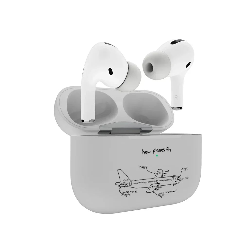 How Planes Fly AirPods Pro plastic case - Light Gray
