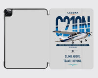 Thumbnail for Cessna T210N Centurion design on light gray ipad tablet case