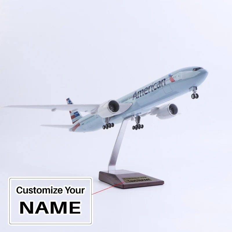 AA Boeing 777 Airplane Model (1/157 Scale) - view 12
