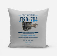 Thumbnail for JT9D-7R4 design on light gray pillow