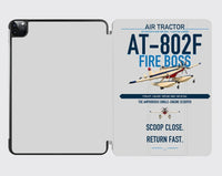 Thumbnail for Air Tractor AT-802F Fire Boss design on light gray ipad tablet case