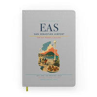Thumbnail for San Sebastián Airport (EAS) design on light gray notebook