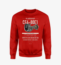 Thumbnail for CF6-80E1 design on red sweatshirt