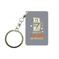 Thumbnail for SIGNAL 222 - Doors To Arrival And Crosscheck - Key Chain design on gray key chain