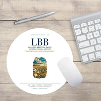 Thumbnail for Lubbock Preston Smith International Airport (LBB) design on white round mouse pad