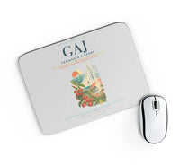 Thumbnail for Yamagata Airport (GAJ) design on light gray rectangle mouse pad