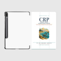 Thumbnail for Corpus Christi International Airport (CRP) design on white samsung tablet tablet case