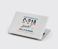 Thumbnail for C-21A Learjet Small Jet Big Mission design on light gray MacBook case