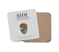 Thumbnail for Birmingham-Shuttlesworth International Airport (BHM) design on light gray 1 piece coaster