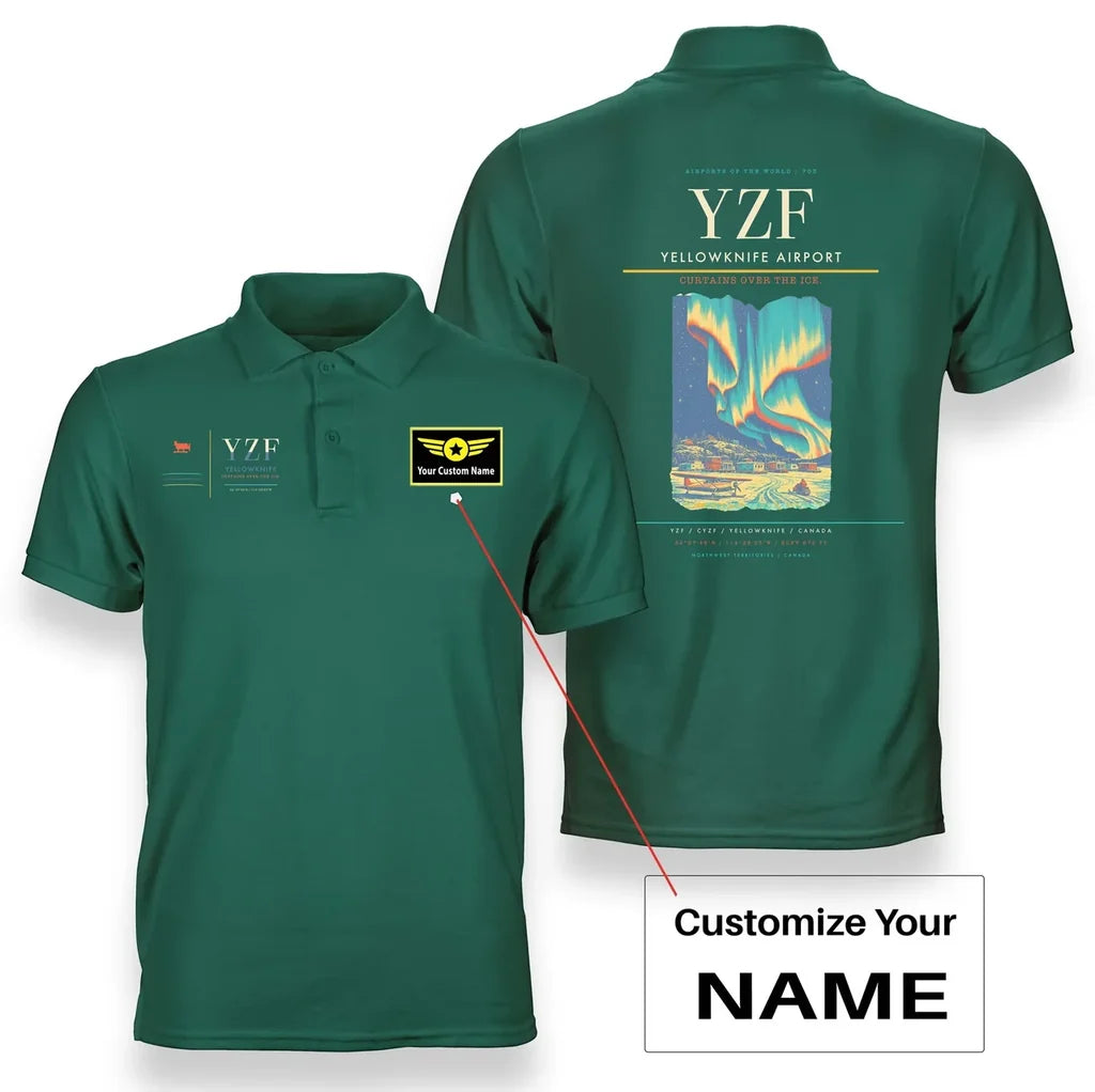 Yellowknife Airport YZF Green+Name