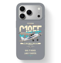 Thumbnail for Cessna A185F Skywagon design on gray magsafe iphone case, for iPhone 17 Pro
