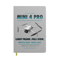 Thumbnail for DJI Mini 4 Pro design on light gray notebook