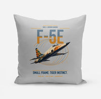 Thumbnail for F-5E Tiger II design on light gray pillow
