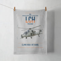 Thumbnail for HAL LCH Prachand design on light gray towel