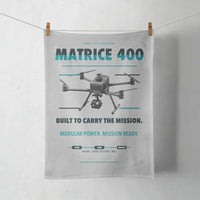 Thumbnail for DJI Matrice 400 design on light gray towel