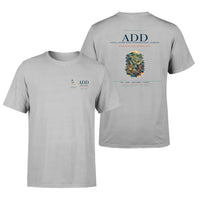Thumbnail for Addis Ababa Airport (ADD) design printed on light gray double-side t-shirt