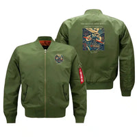 Thumbnail for VINTAGE G4323 - The Bicycle Shop Wings - Bomber Jacket design on green