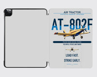 Thumbnail for Air Tractor AT-802F design on light gray ipad tablet case
