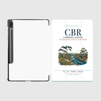 Thumbnail for Canberra Airport (CBR) design on white samsung tablet tablet case