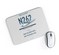 Thumbnail for Nord 262A design on light gray rectangle mouse pad