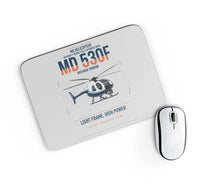 Thumbnail for MD Helicopters MD 530F design on light gray rectangle mouse pad