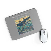 Thumbnail for VINTAGE G4271 - The Pearl Diver's Lift - Designed Mouse Pads design on gray rectangle
