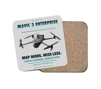 Thumbnail for DJI Mavic 3 Enterprise design on light gray 1 piece coaster