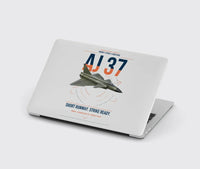 Thumbnail for Saab AJ 37 Viggen design on light gray MacBook case