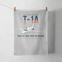 Thumbnail for T-1A Jayhawk Advanced Jet Trainer design on light gray towel