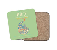 Thumbnail for Brno - Turany Airport BRQ Coaster 1-Piece - Light Green