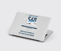 Thumbnail for Cessna Citation 560 - Citation V design on light gray MacBook case
