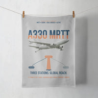 Thumbnail for Airbus A330 MRTT design on light gray towel