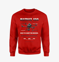 Thumbnail for DJI Matrice 400 design on red sweatshirt