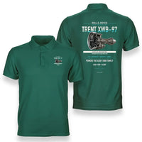 Thumbnail for TRENT XWB-97 design on green polo