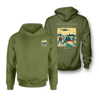 Thumbnail for VINTAGE G4523 - The Snow Clearance Crew - Double-Side Hoodie design on greenarmy double side