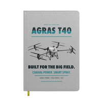 Thumbnail for DJI Agras T40 design on light gray notebook